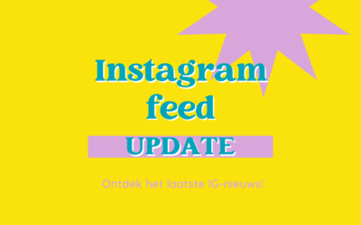 Nieuwe feed op Instagram